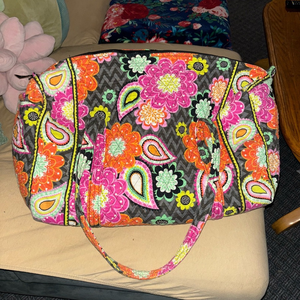 Large Vera Bradley Duffle Bag